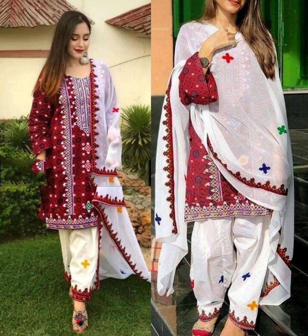 Restock New Lawn/Cotton hit Ajrak Sindhi Traditional Embroidery Collection 2K25