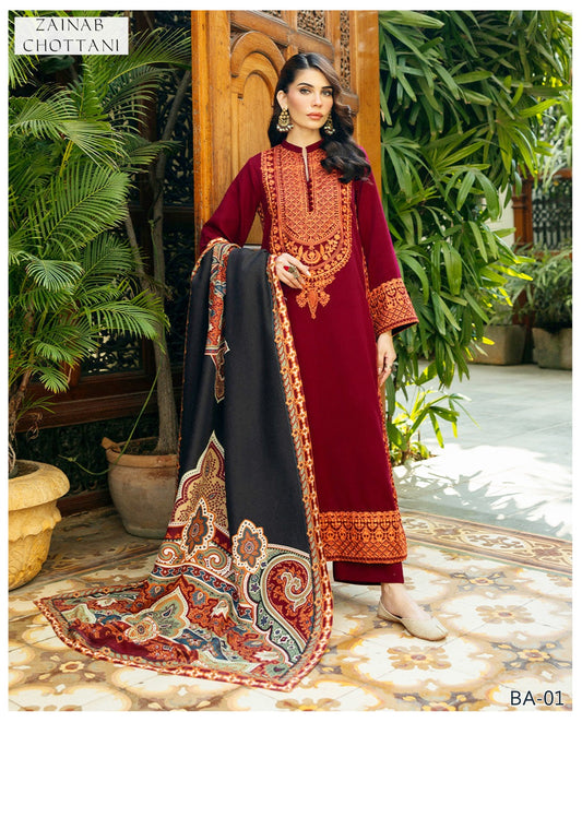 3 PIECE EMBROIDERER LAWN EID COLLECTION