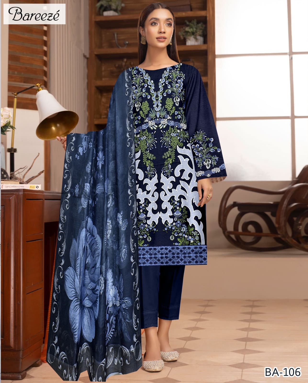 3 PIECE EMBROIDERER LAWN EID COLLECTION